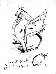 "Cubist Mask" Oliver Loveday  2010